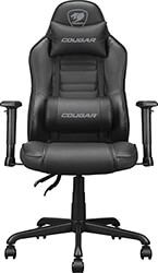 gaming chair cougar fusion s black photo