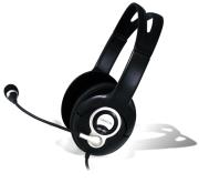 canyon cnr hs7 black silver headset with microphone photo