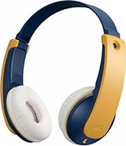 jvc ha kd10w kid headphones blue yellow bluetooth wireless photo