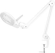 logilink wz0058 magnifying glass lamp with clamp mount 5 diopter photo