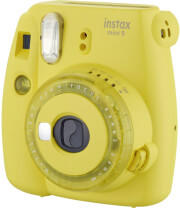 fujifilm instax mini 9 limited edition clear yellow photo