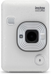 fujifilm instax mini liplay stone white photo