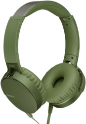 sony mdr xb550apg extra bass headphones green photo