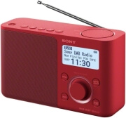 sony xdr s61dr portable dab dab radio red photo