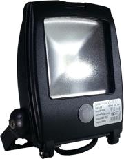v tac vt 4410pir 10w led floodlight design with sensor graphite body warm white photo