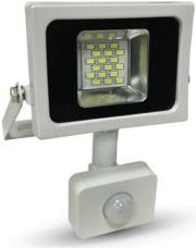 led floodlight v tac smd 10w 5748 with sensor cool white photo