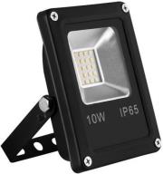 forever led fixture slim smd flood 10w 6000k black housing photo