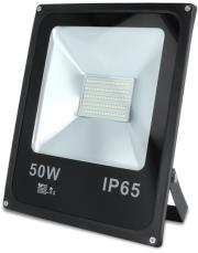 forever led fixture slim smd flood 50w 6000k black housing photo