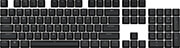 corsair ch 9911060 na pbt double shot pro keycap mod kit onyx black photo