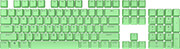 corsair ch 9911080 na pbt double shot pro keycap mod kit mint green photo
