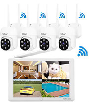srihome nvs009 8 channels nvr 4 dome 1080p wireless waterproof cameras photo