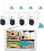 srihome nvs009 8 channels nvr 4 dome 1080p wireless waterproof cameras