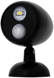 revled spot light with motion detector black photo