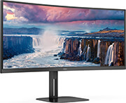 othoni aoc cu34v5cw bk va curved monitor 34 qhd 100 hz photo