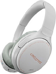 creative zen hybrid white headset photo