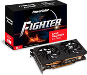 vga powercoloramd radeon rx7600 fighter 8gb hdmi 3xdp gddr6 retail photo