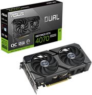 vgaasusnvidia geforce rtx4070 oc super dual o12g evo 3xdp 2xhdmi 12gb retail photo