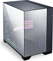 case lian li o11vision chrome columnless tower photo