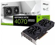 vga pny nvidia geforce rtx4070 super 12gb oc df gddr6x retail photo