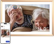 arzopa metal digital picture frame gold 14 photo