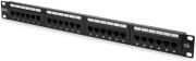 digitus dn 91624u 24 port unshielded cat6 1u 19 patch panel black class e photo