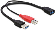 delock 83176 cable usb 30 type a male usb type a male usb 30 type a female photo