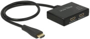 delock 87700 hdmi splitter 1 x hdmi in 2x hdmi out 4k photo