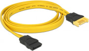 delock 82856 sata 3 extension cable 1m yellow photo
