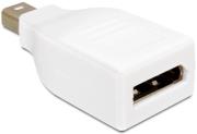 delock 65239 adapter displayport mini to displayport white photo