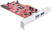 delock 89299 2 x external usb 30 2 x internal sata 6 gb s photo