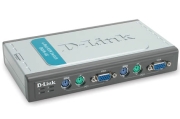 d link dkvm 4k 4port kvm switch w cables photo