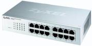 zyxel es 116p 16 port desktop ethernet switch photo