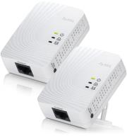 zyxel pla4201 500mbps powerline mini ethernet adapter kit photo