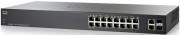 cisco slm2016t 16 port gigabit smart switch rackmount 2xsfp ports photo