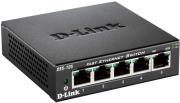 d link des 105 5 port fast ethernet metal desktop switch photo