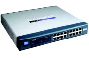 linksys sr216 switch 16 ports 10 100 rack metal photo