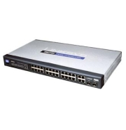 linksys srw224g4 24 port 10 100 4 port webview gigabit switch photo