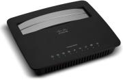 linksys x3500 n750 dual band wireless router with adsl2 pstn modem and usb photo