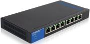 linksys lgs108p 8 port desktop gigabit poe switch photo