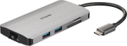 d link dub m810 8 in 1 usb c hub with hdmi ethernet card reader power delivery photo