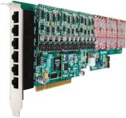 openvox a2410p60 24 port analog pci card 6 fxs400 modules photo