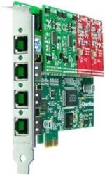 openvox a400e04 4 port analog pci e card 4 fxo modules photo