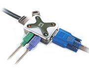 level one kvm 0202 2 port cable kvm switch ps 2 usb photo