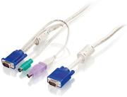 level one acc 2101 kvm cable set 18m photo