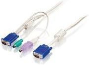 level one acc 2102 kvm cable set 3m photo