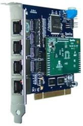 openvox de410p echo cancellation 4 port e1 t1 j1 pri pci card photo