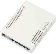 mikrotik rb260gs 5 port gigabit smart switch with sfp cage photo