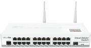 mikrotik crs125 24g 1s 2hnd in cloud router switch with 24 port gigabit ethernet 1x sfp lcd photo