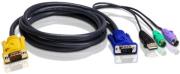 aten 2l 5302up ps 2 usb kvm cable 18m photo