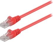 goobay 68613 u utp patchcable cat5e 025m red photo